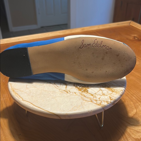 Sam Edelman Blue and White Ballet Flats - Picture 4 of 4